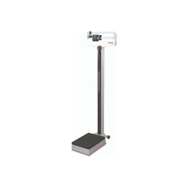 Rice Lake Weighing Systems Rice Lake RL-MPS-10 Mechanical Physician Scale with Height Rod - LB Only, 440 lb x 4 oz 102613 - main